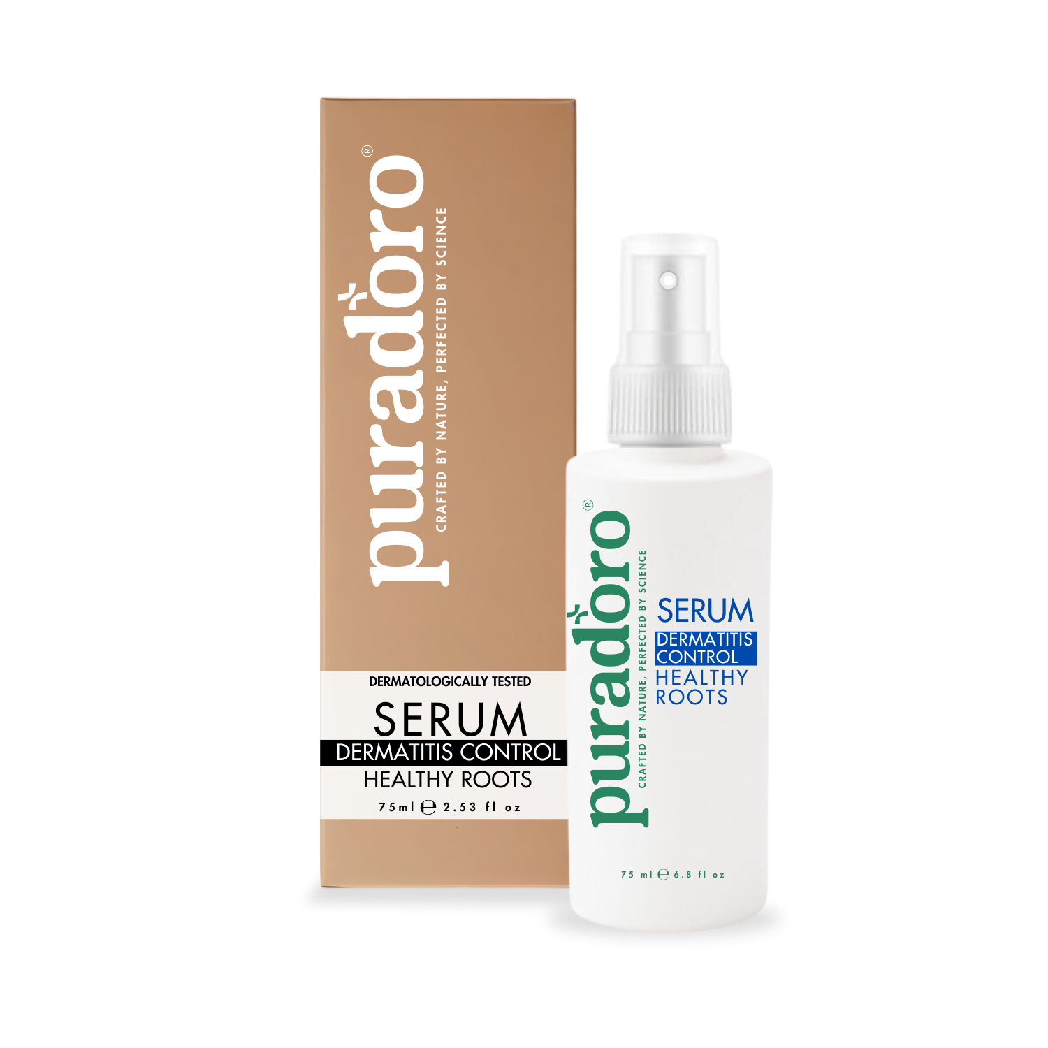 dermatitis serum Sérum pour Cheveux contre la Dermite & Bulbes Sains – Apaise les démangeaisons, les rougeurs et la sécheresse 75ml – Image 1