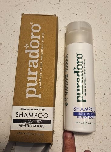 Shampoo Anti-Poux & Cheveux Sains – Élimine les poux et les lentes, nettoie et protège 200ml photo review